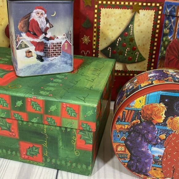 Christmas Holiday Gift Box and Tin Bundle - Picture 3 of 7